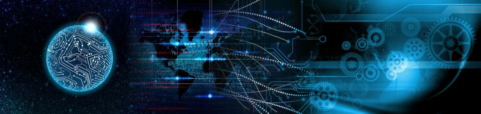 Techno-logy-1069 Illustrazione stock