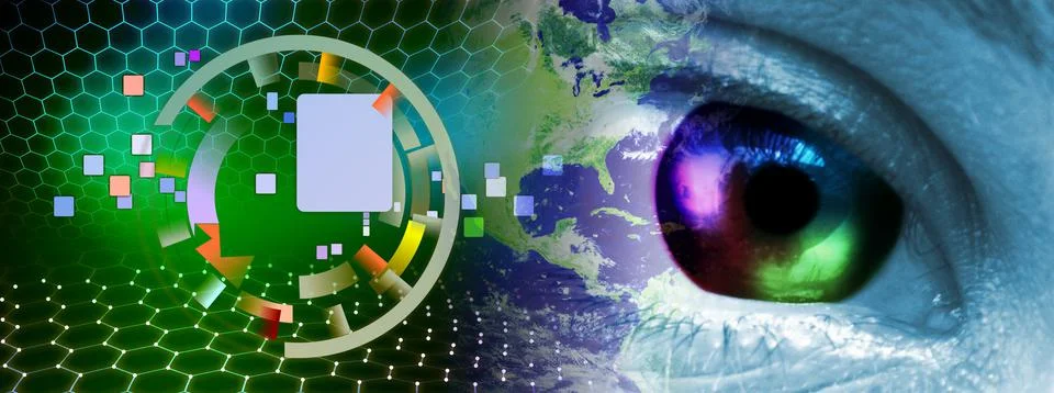 Techno-logy-1074 Illustrazione stock