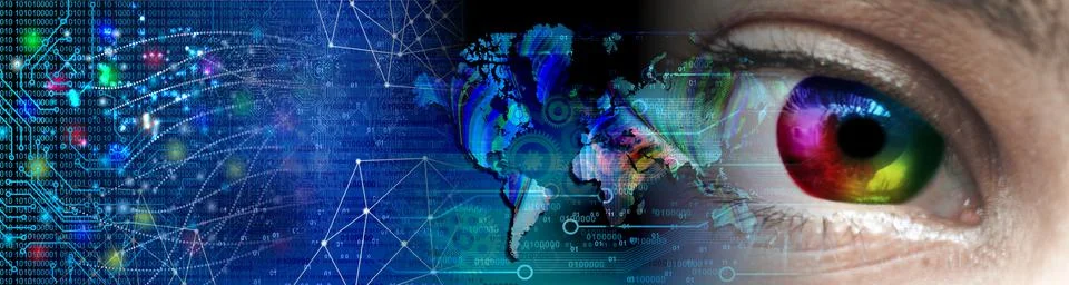 Techno-logy-1075 Illustrazione stock