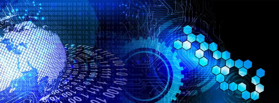 Techno-logy-1080 Illustrazione stock
