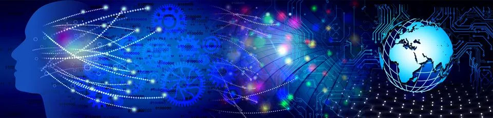 Techno-logy-1087 Stock Illustration