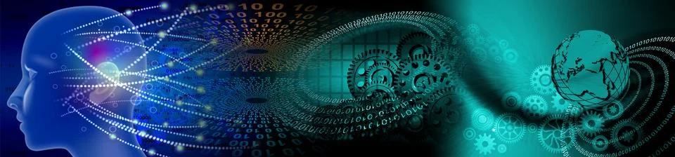 Techno-logy-1110 Stock Illustration