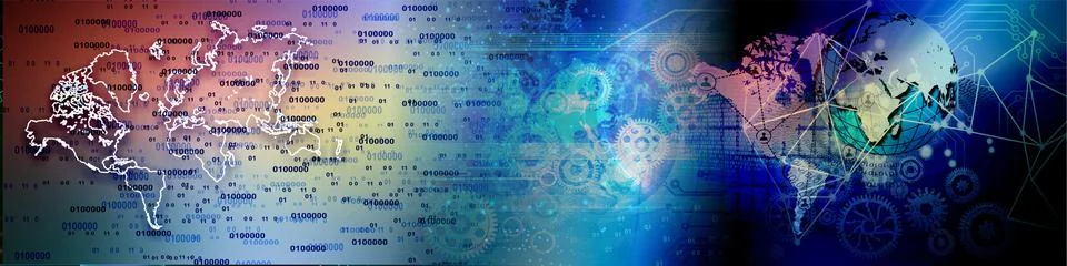 Techno-logy-1121 Stock Illustration