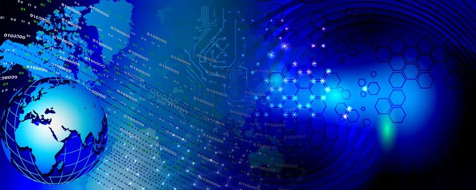 Techno-logy-1122 Stock Illustration