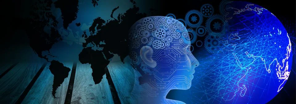 Techno-logy-1125 Stock Illustration