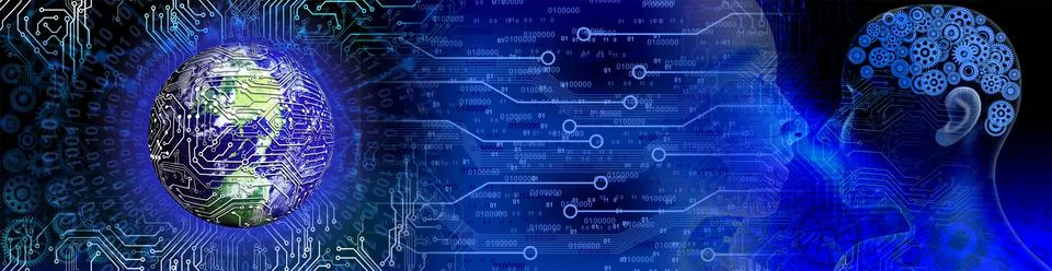 Techno-logy-1128 Stock Illustration