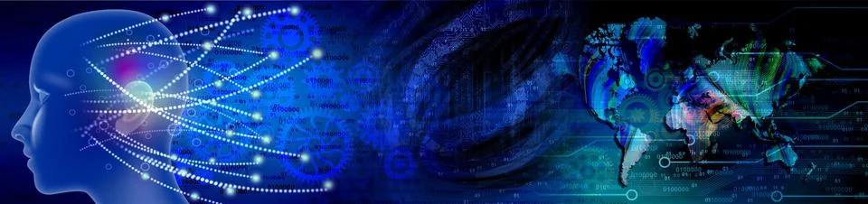 Techno-logy-1132 Stock Illustration