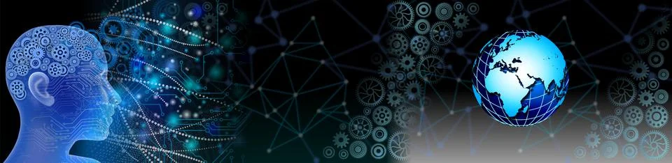 Techno-logy-1134 Stock Illustration