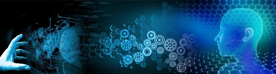 Techno-logy-1137 Stock Illustration