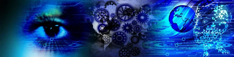 Techno-logy-1141 Stock Illustration
