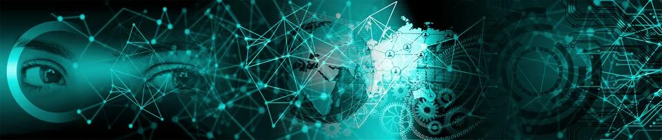 Techno-logy-1144 Stock Illustration