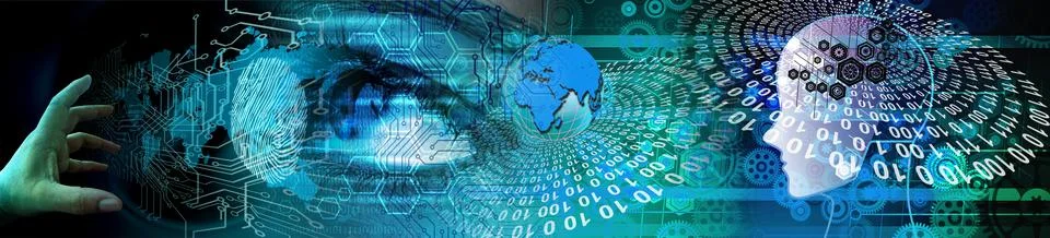 Techno-logy-1154 Stock Illustration