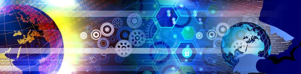 Techno-logy-1159 Stock Illustration
