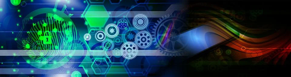 Techno-logy-1160 Stock Illustration