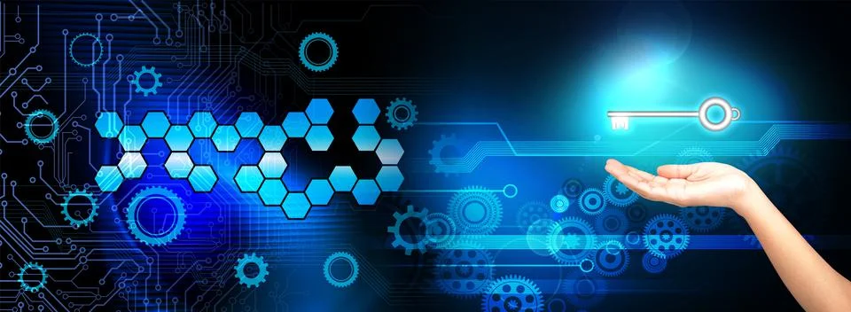 Techno-logy-1168 Stock Illustration