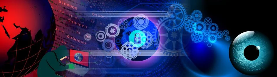 Techno-logy-1172 Stock Illustration