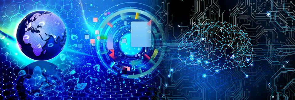 Techno-logy-1174 Stock Illustration