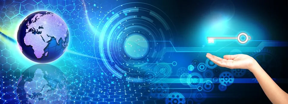 Techno-logy-1175 Stock Illustration