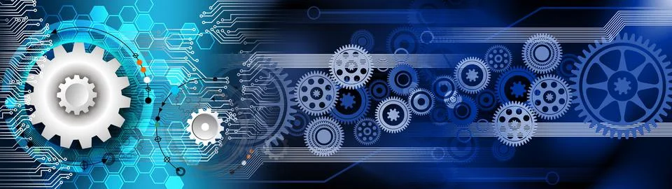 Techno-logy-1182 Stock Illustration