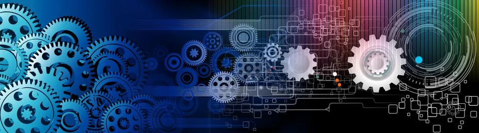 Techno-logy-1183 Stock Illustration