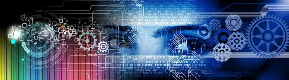 Techno-logy-1184 Stock Illustration