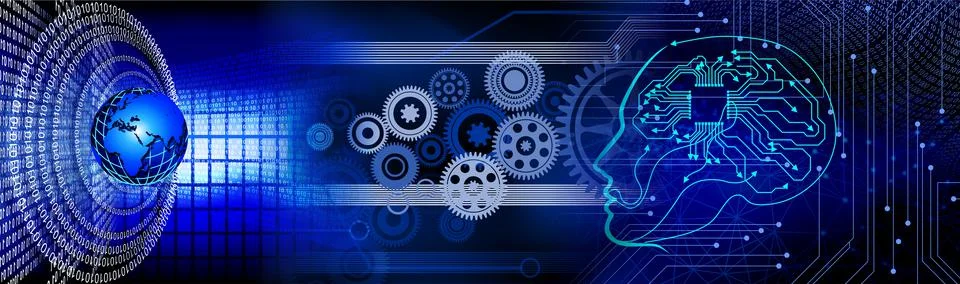 Techno-logy-1185 Stock Illustration