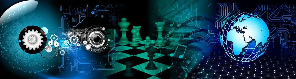 Techno-logy-1187 Stock Illustration
