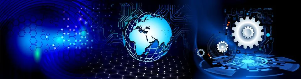 Techno-logy-1188 Stock Illustration