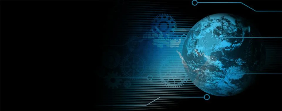 Techno-logy-1232 Stock Illustration