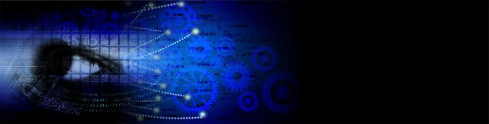 Techno-logy-1366 Stock Illustration
