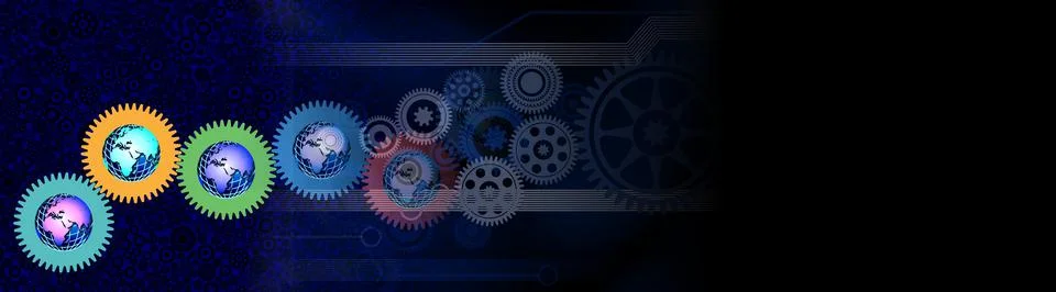 Techno-logy-1401 Stock Illustration