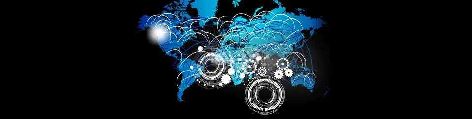 Techno-logy-1536 Stock Illustration
