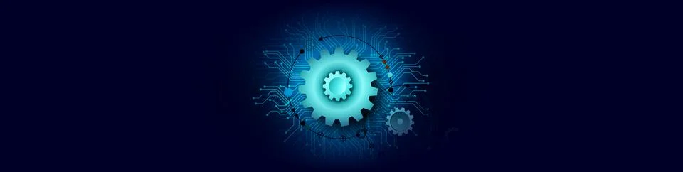 Techno-logy-1540 Stock Illustration