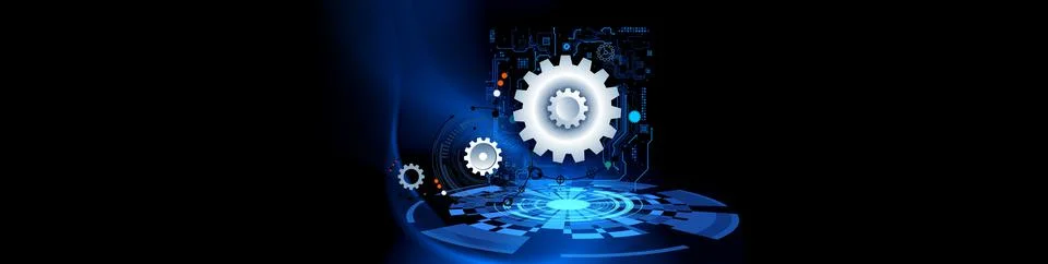 Techno-logy-1542 Stock Illustration