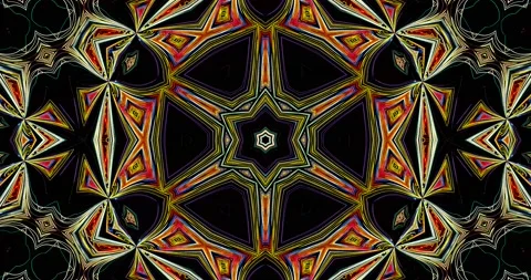 Techno Neon Lines Elegant Geometric Pattern Distorted Loop Background Stock Footage 156418098