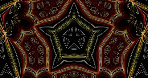 Techno Neon Lines Elegant Geometric Pattern Distorted Loop Background Stock Footage 156418115