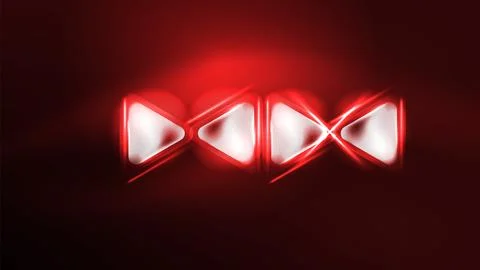 Techno neon triangles with light effects in the dark Stock Illustration