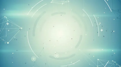 Techno network loopable background Stock Footage 33846960