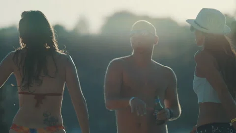 Techno party, playing Stock Footage 151904291