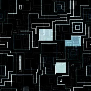 Techno pattern Stock Illustration