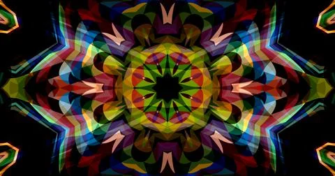 Techno Pixel Abstract Geometric Symmetric Pattern Cyber Tech イラスト素材