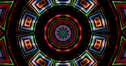 Techno Pixel Abstract Geometric Symmetric Pattern Cyber Tech 스톡 일러스트