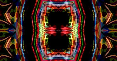 Techno Pixel Abstract Geometric Symmetric Pattern Cyber Tech 스톡 일러스트
