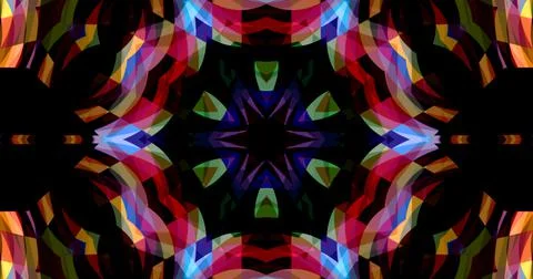 Techno Pixel Abstract Geometric Symmetric Pattern Cyber Tech Stock Illustration