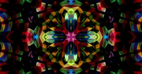 Techno Pixel Abstract Geometric Symmetric Pattern Cyber Tech Illustrazione stock