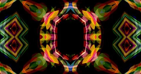 Techno Pixel Abstract Geometric Symmetric Pattern Cyber Tech Illustrazione stock