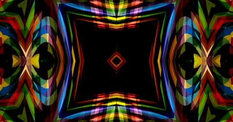 Techno Pixel Abstract Geometric Symmetric Pattern Cyber Tech Illustrazione stock