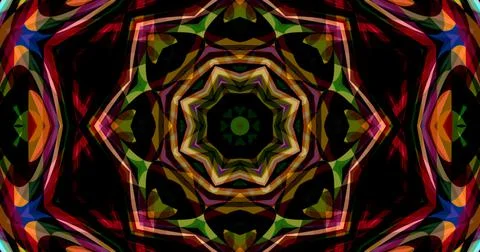 Techno Pixel Abstract Geometric Symmetric Pattern Cyber Tech Illustrazione stock