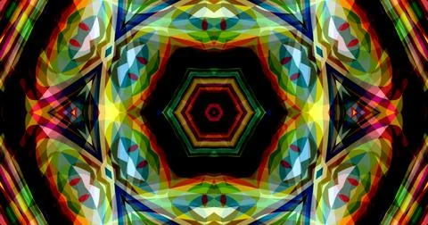 Techno Pixel Abstract Geometric Symmetric Pattern Cyber Tech Illustrazione stock