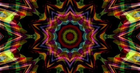 Techno Pixel Abstract Geometric Symmetric Pattern Cyber Tech Illustrazione stock